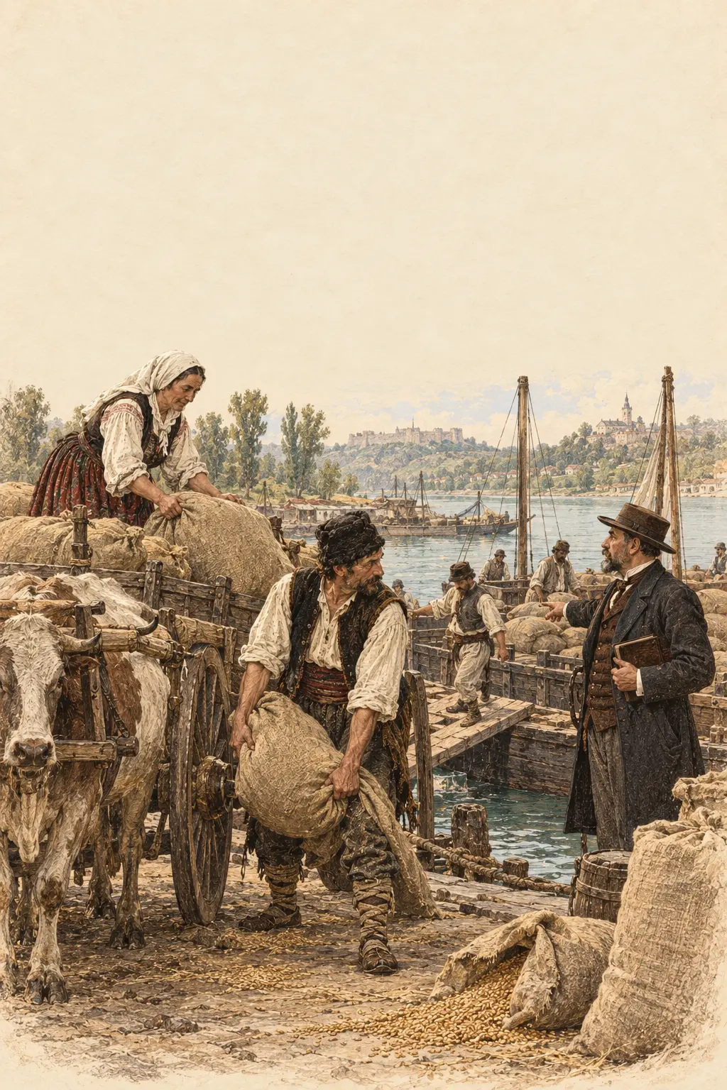 Korica knjige: Agrarni odnosi u Rumuniji prije zakona 1864. — Petar Kočić