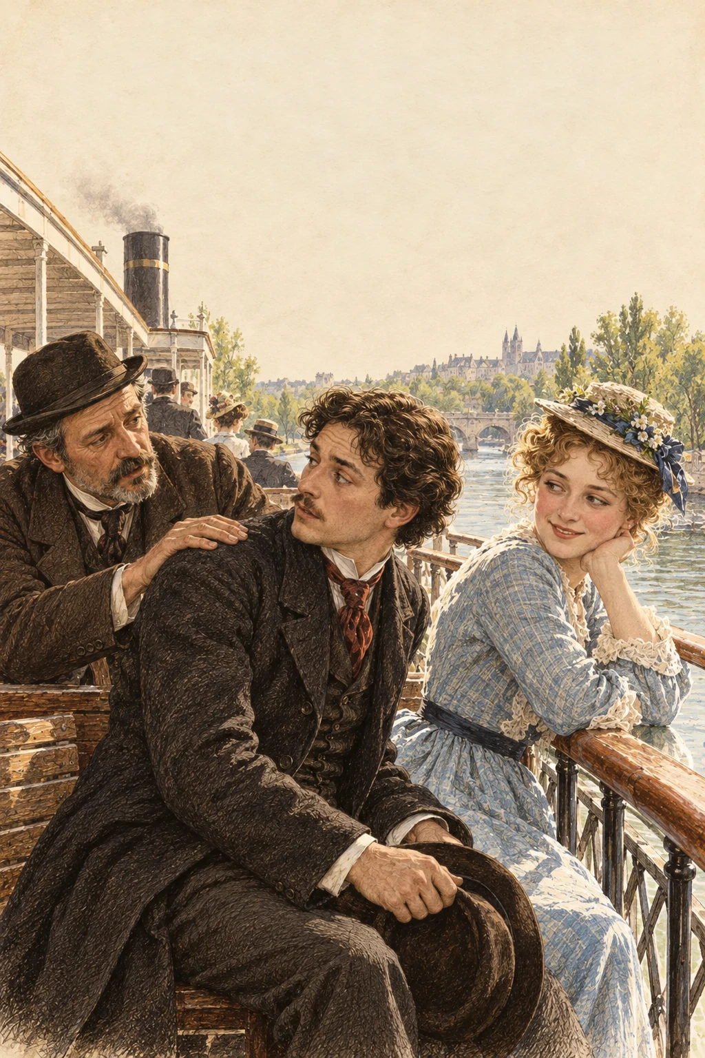 Korica knjige: U proleće — Guy de Maupassant