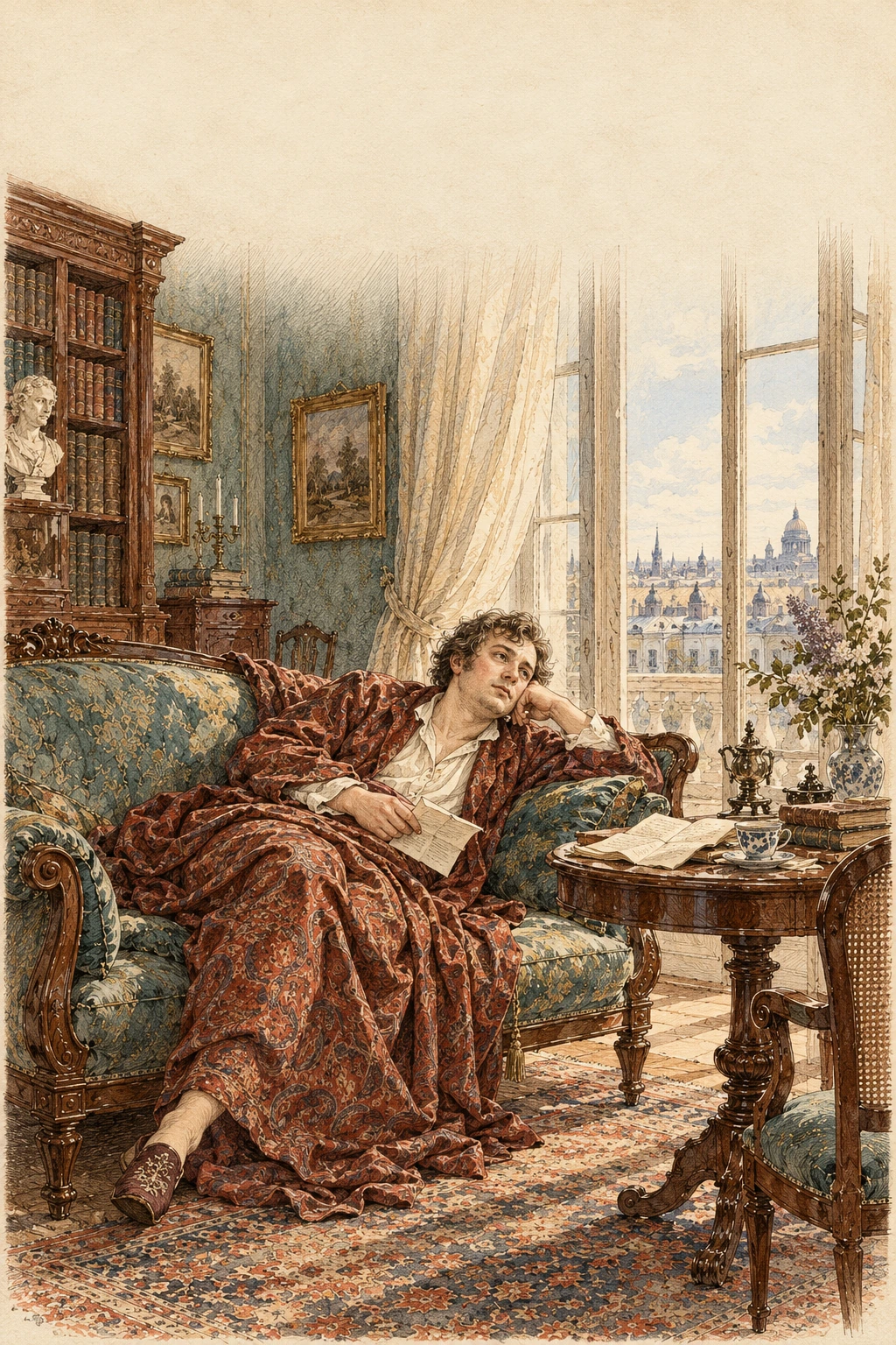 Обложка книги: Обломов — Иван Гончаров