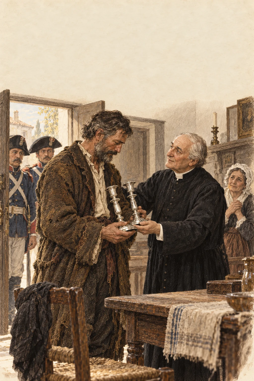 Book cover: Les Misérables — Victor Hugo