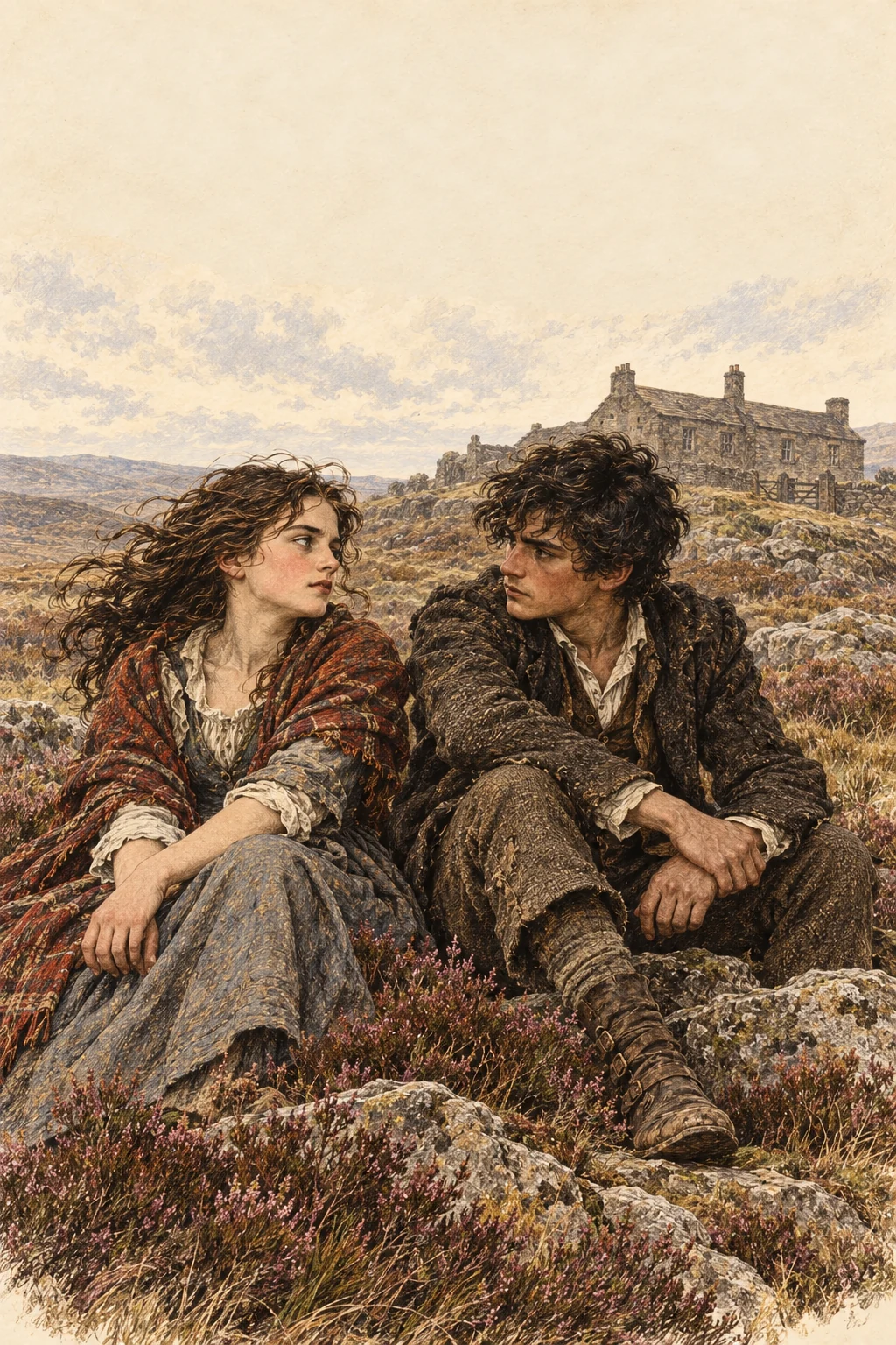 Book cover: Wuthering Heights — Emily Brontë