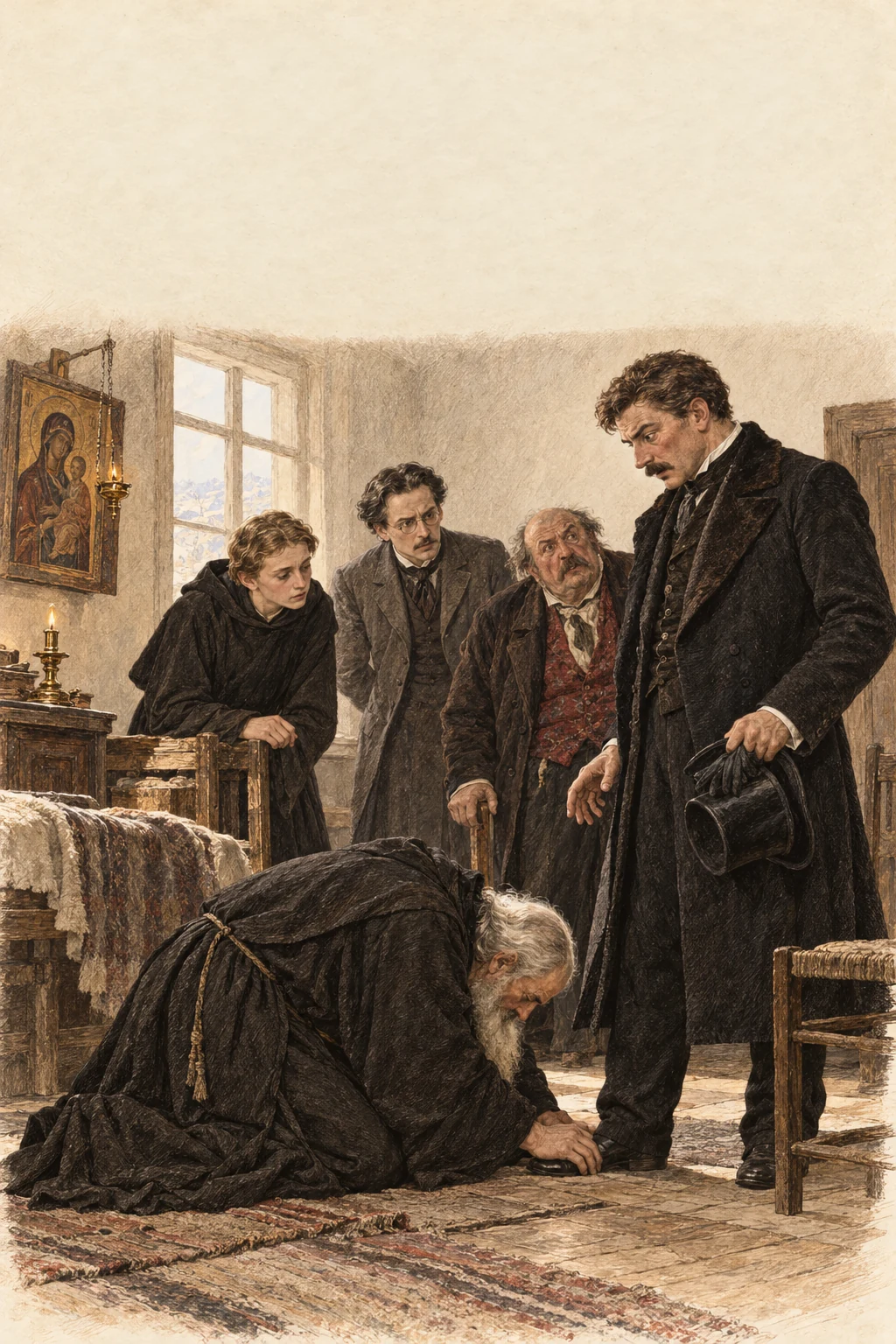 Book cover: The Brothers Karamazov — Fyodor Dostoevsky