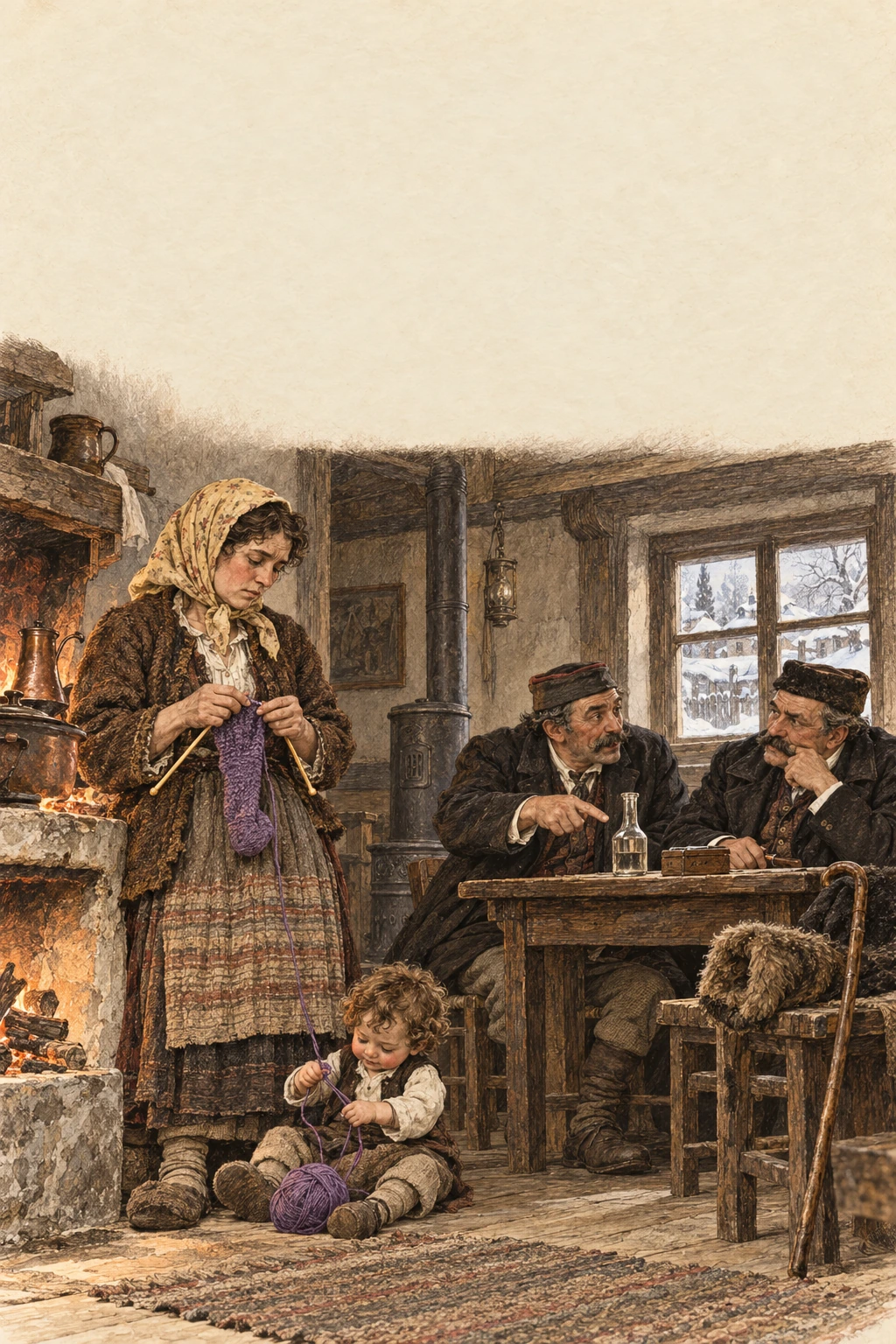 Book cover: In a Village Inn — Radoje Domanović