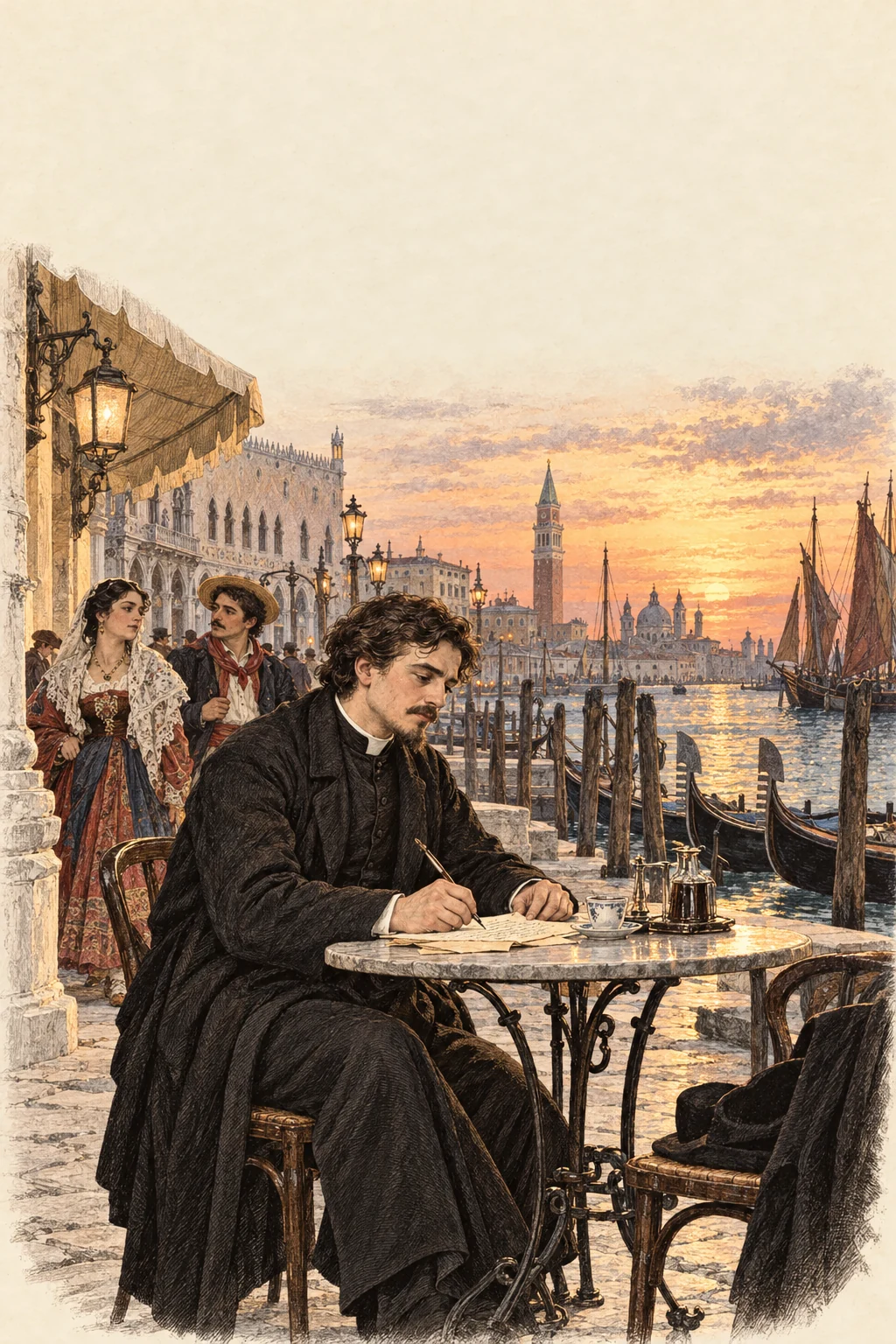 Korica knjige: Listovi o Italiji — Adolfo Veber Tkalčević