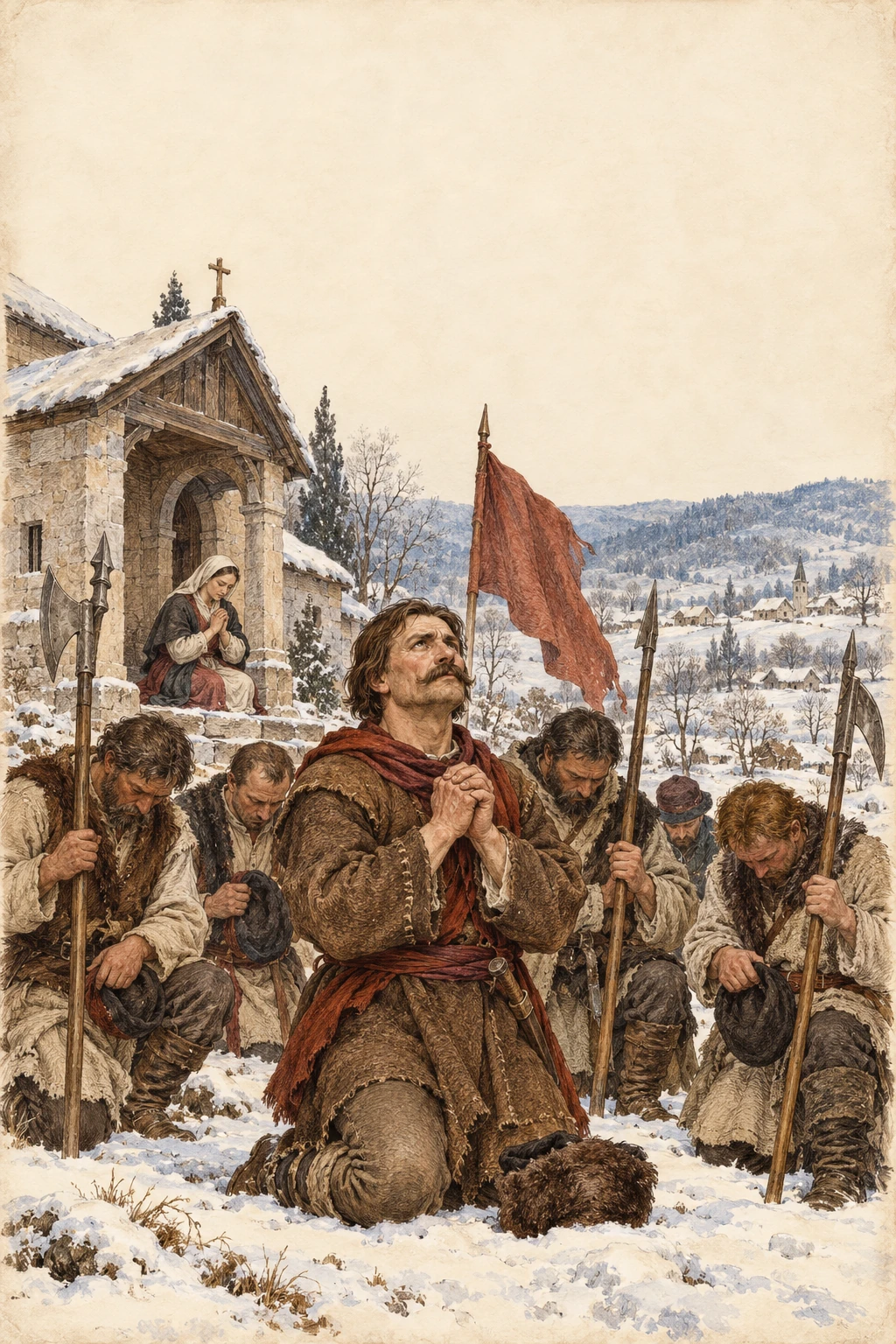 Korica knjige: Seljačka buna — August Šenoa