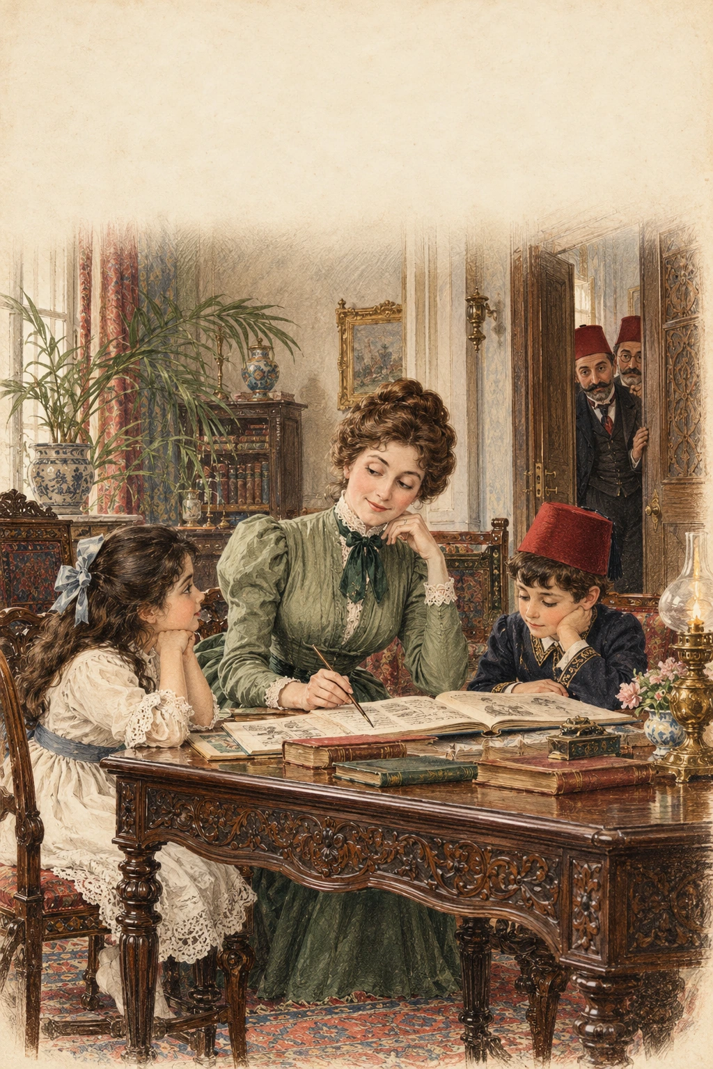 Kitap kapağı: Mürebbiye — Hüseyin Rahmi Gürpınar