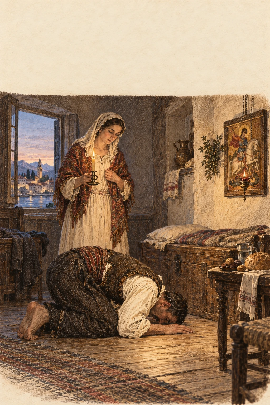 Korica knjige: Boškov post — Simo Matavulj