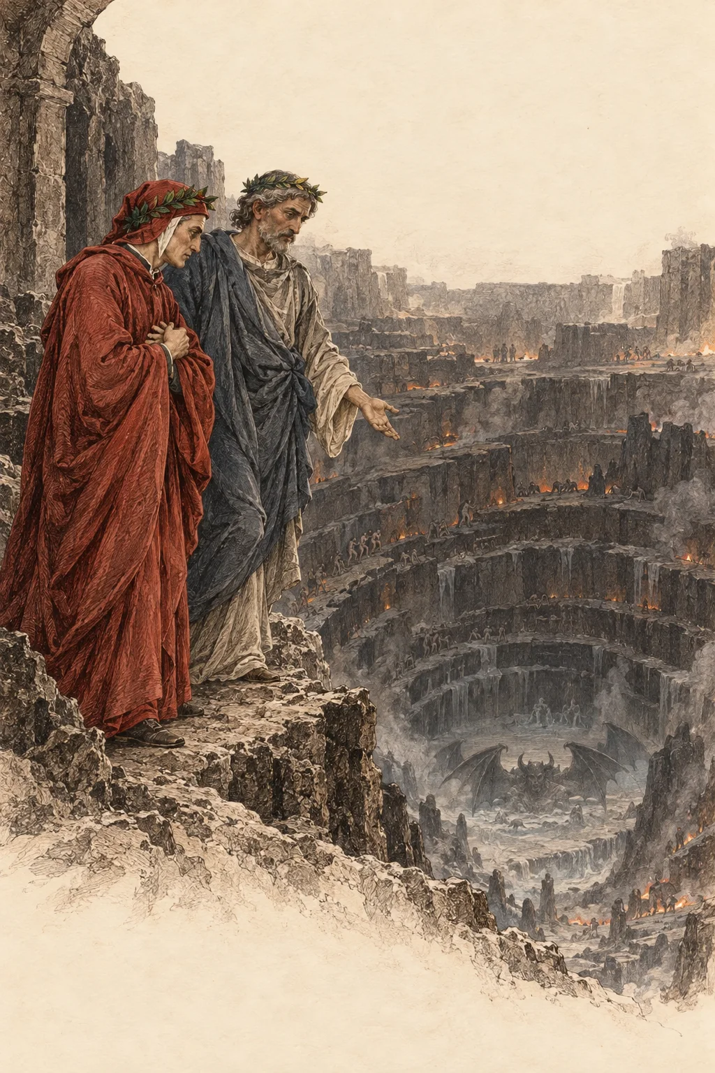 Korica knjige: Pakao — Dante Alighieri