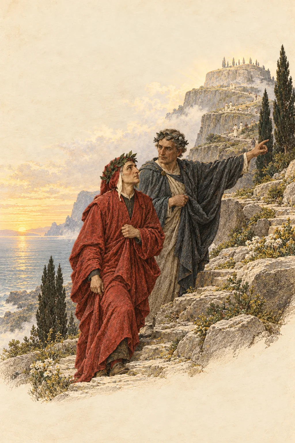 Korica knjige: Čistilište — Dante Alighieri
