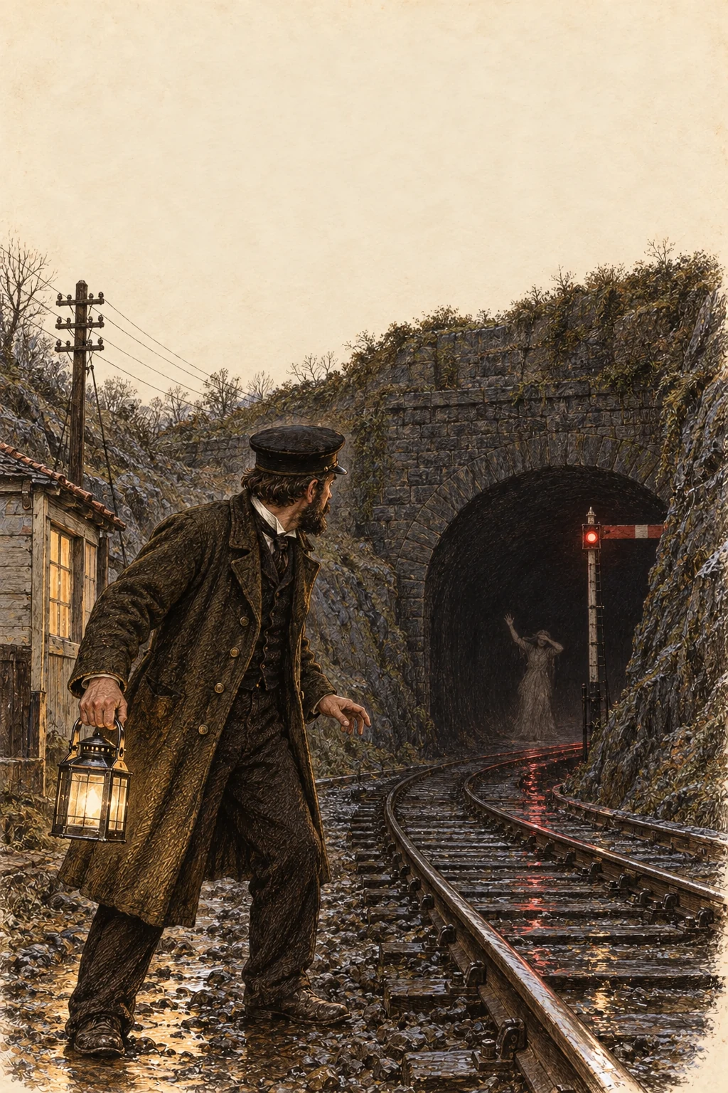 Korica knjige: Skretničar — Charles Dickens