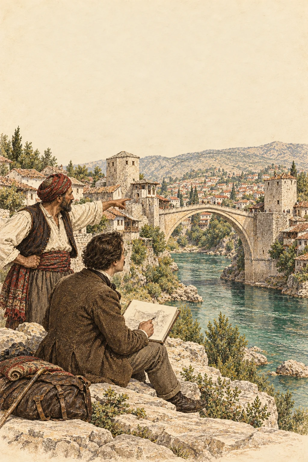 Korica knjige: Bosna. Prvi dio: Zemljopis — Vjekoslav Klaić