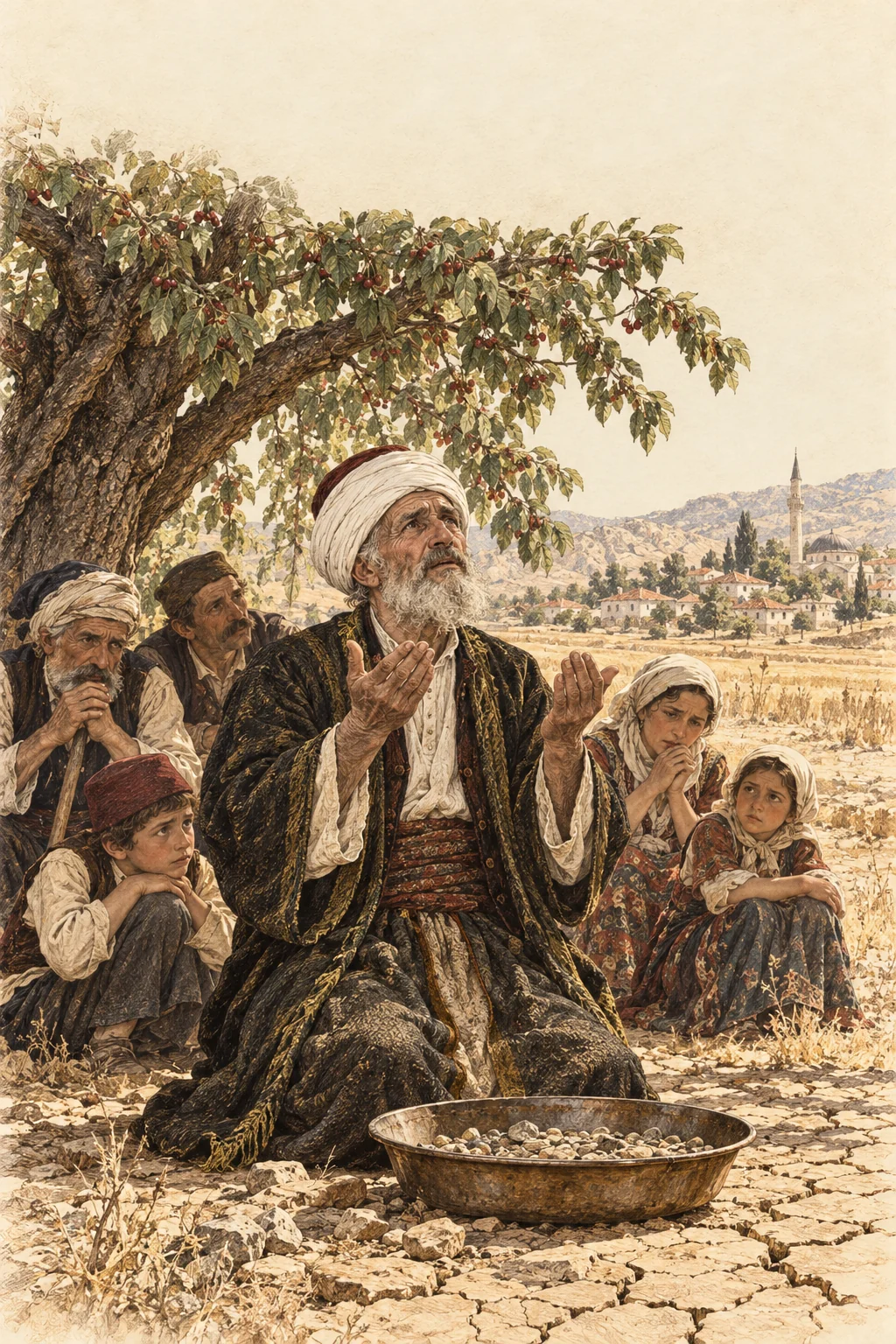 Kitap kapağı: İmparator Kirazları Altında Dua — Hasan Kikić